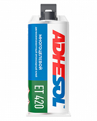 Многоцелевой, высокой вязкости двухкомпонентный эпоксидный клей ADHESOL ET 420